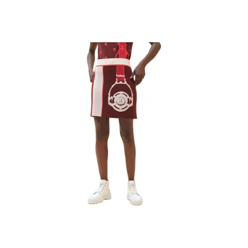 HERMES SS24 Casual Short Skirts Women's Red