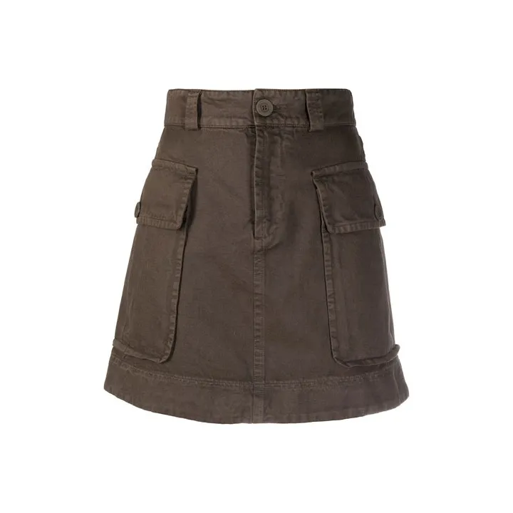 See By Chloe Denim Short Skirts Women's Umber-0