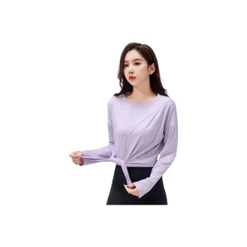 Barbie Yoga T Shirts Women's Purple[Loose Fit]