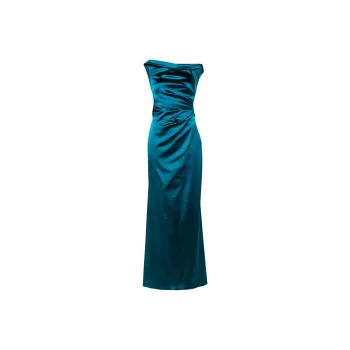 Talbot Runhof Sleeveless Duchess-satin Gown