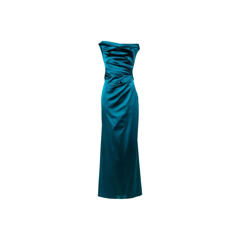 Talbot Runhof Sleeveless Duchess-satin Gown-0
