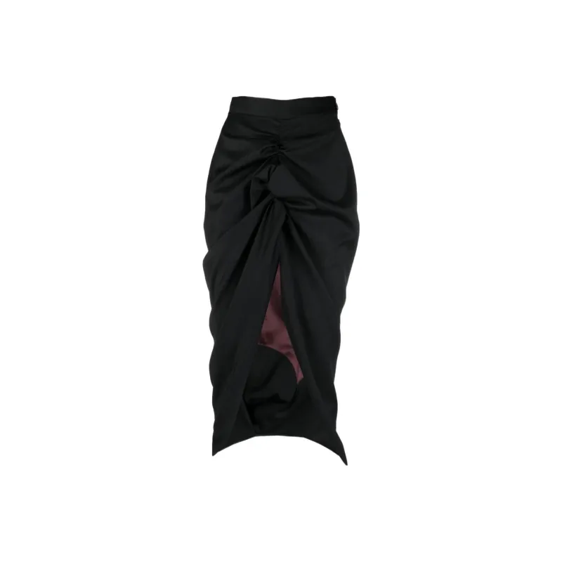 Vivienne Westwood Casual Long Skirts Women's Black-0
