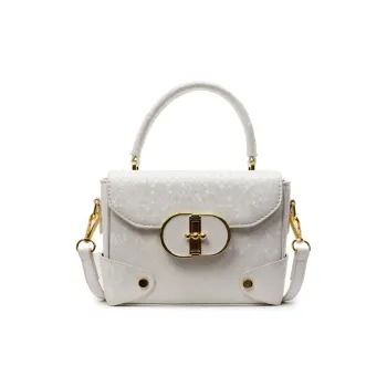 TOUTSEUL YOLO PU One Shoulder Handbag Women's Ecru/Silver/Black/Burgundy/Blue/Pink