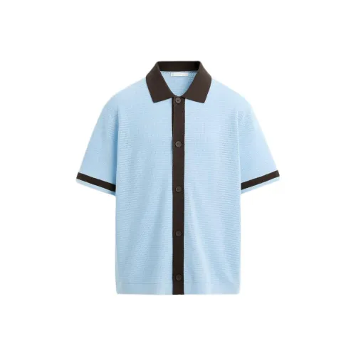 ZARA Shirts Men Light Blue