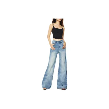 ZNZX Jeans Women's Teal Blue