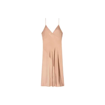 DRIES VAN NOTEN V Neck Sleeveless Midi Dress