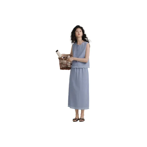 NICE PEOPLE N ONE Skirt Set Womens Black White Women's
