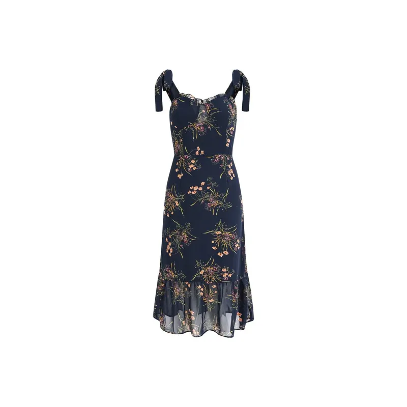 REFORMATION Slip Dresses Women's Black-0