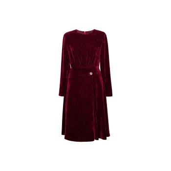 ROEYSHOUSE Long Sleeved Dresses Women's Ancora Red