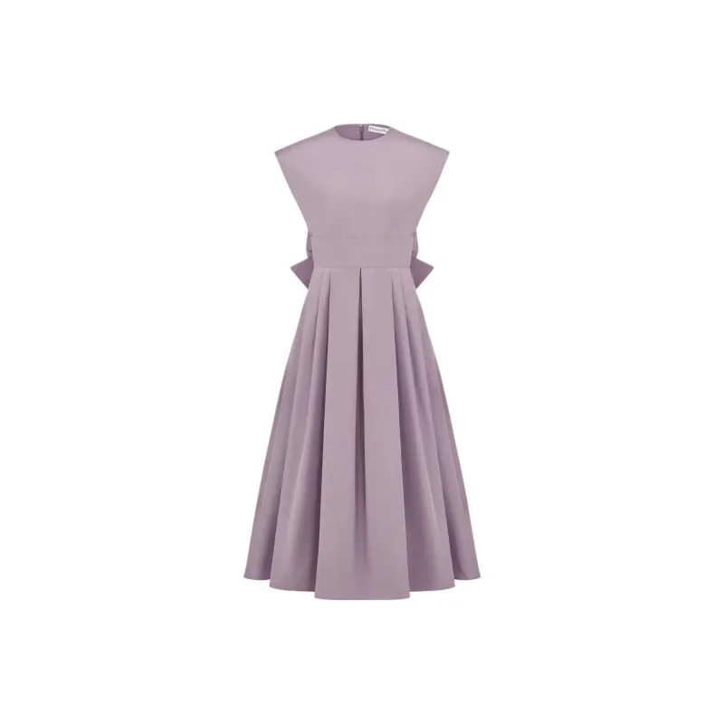 DIOR Sleeveless Dress Women's Purple-0