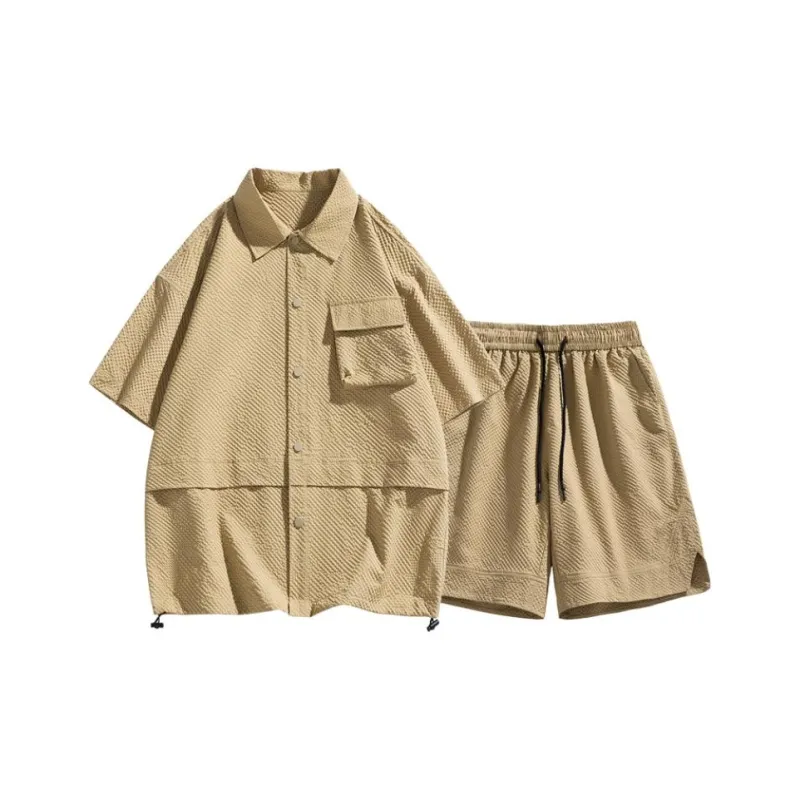 Anyveiw Shirt Matching Set Unisex-14
