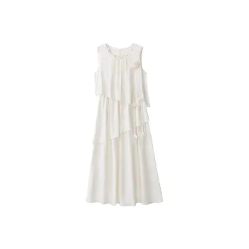 Oddgoods Sleeveless Dress Women's Ecru