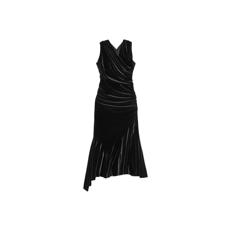 GANNI Velvet Dress-0