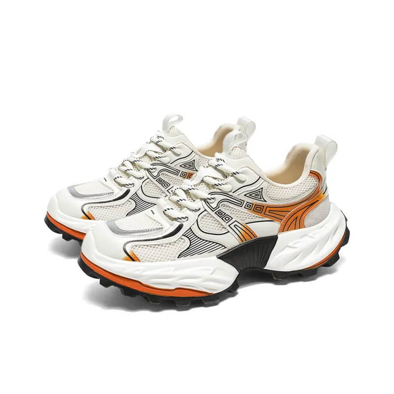HACKBUTEER Low Top Chunky Sneakers Men's Box Included-3