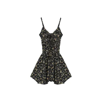 AFGGD Slip Dresses Women's Black