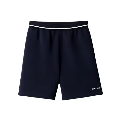 MIU MIU Casual Shorts Women's Marine Blue