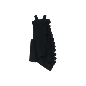 Yohji Yamamoto Sleeveless Dress Women's Black