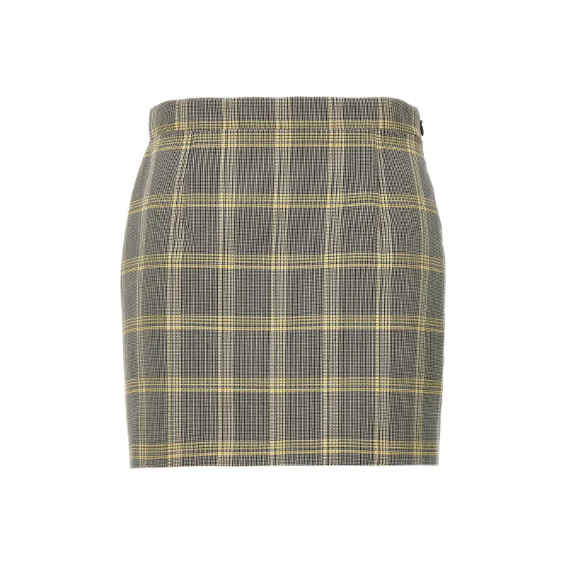 MARNI Check Print Mini Skirt 'Lemmon'-0