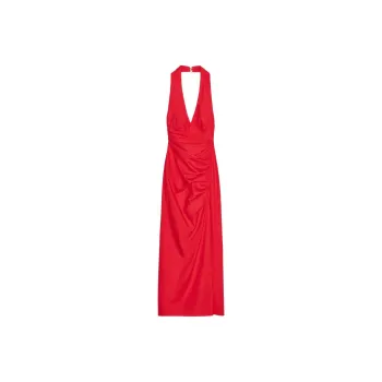 ZARA Sleeveless Dress Women's Red