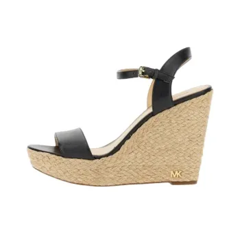 MICHAEL KORS Zeppa Jill One Strap Sandals Women's Black