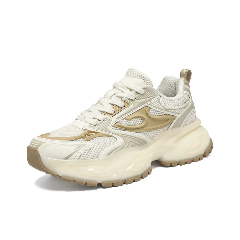 King Jinmai Shock Absorbing, Non Slip, Wear Resistant, Breathable And Lightweight Low Top Chunky Sneakers Men's-15