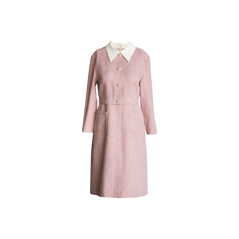 ROEYSHOUSE Long Sleeved Dress Women's Pink-0