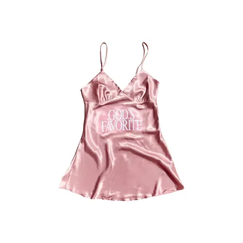 Praying Slip Dresses Women's Pink