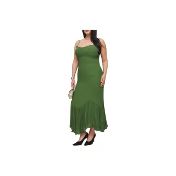 REFORMATION Aiko Dress Es Slip Dresses Women's Moss Green