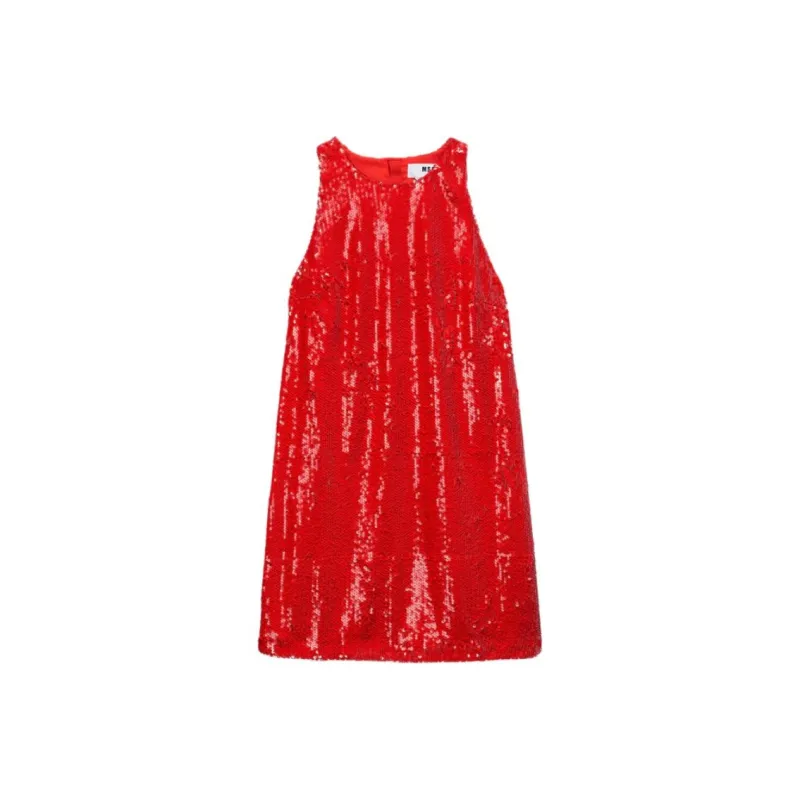 MSGM Sequin embellished Mini Dress-0