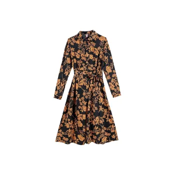 Mapping Long Sleeved Dress Women's