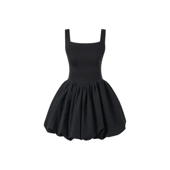AURORA MUSE Slip Dress Women's Black