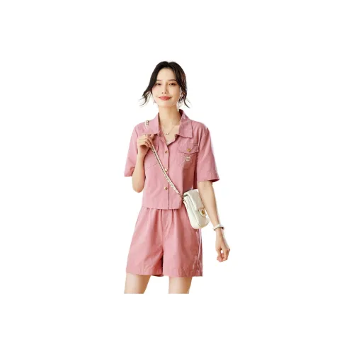 TERRE BLEUE Casual Suit Women's Pink