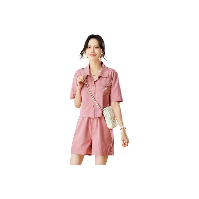 TERRE BLEUE Casual Suit Women's Pink-0