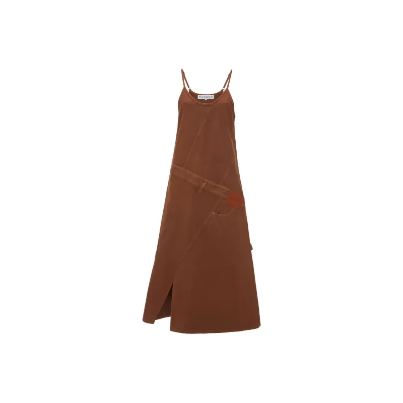 JW Anderson Logo appliqué Midi Dress-0