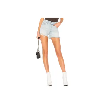 AGOLDE Denim Shorts Women's Light Blue