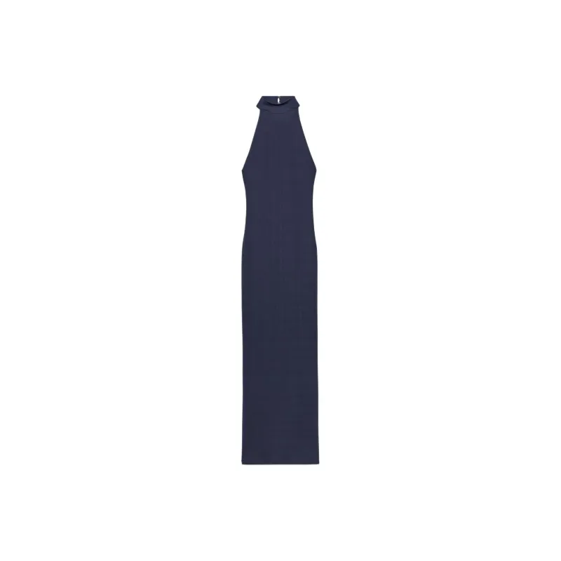 ZARA Sleeveless Dress Women's Blue-0