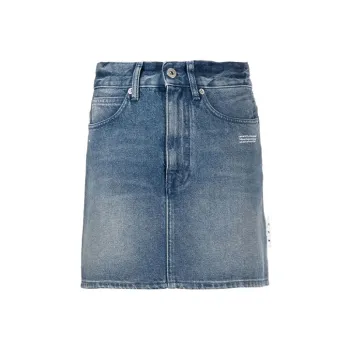 OFF-WHITE Denim Mini Skirt