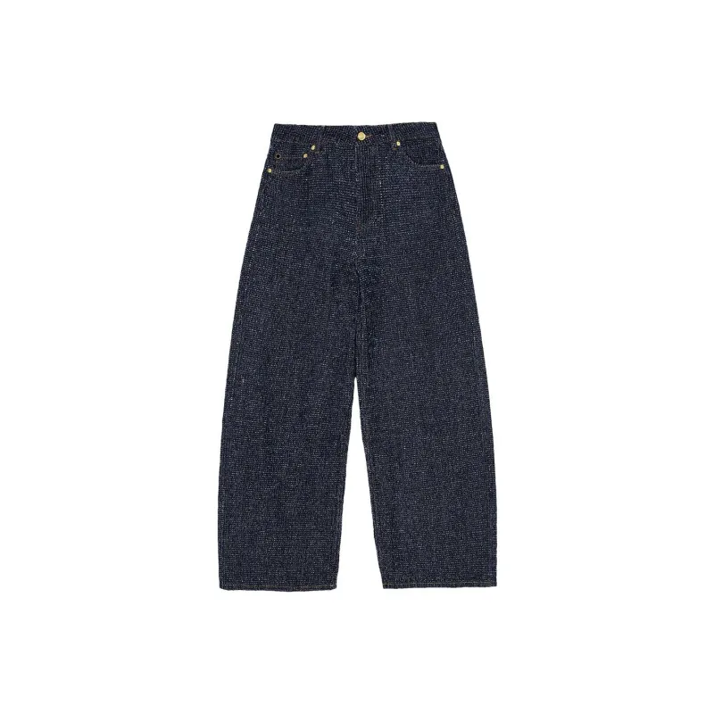 GANNI FW24 Jeans Women's Bleached Wash-0