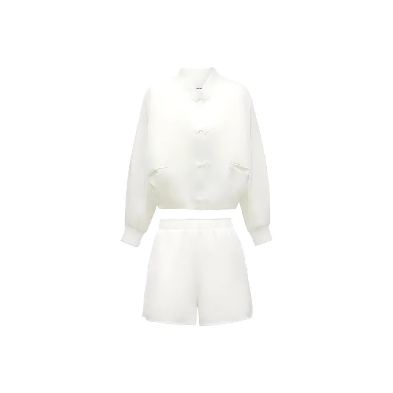 VERO MODA x Disney Casual Suit Women's Raw White-0