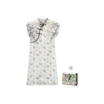 OURUOKE Sleeveless Dress Women's Multicolor