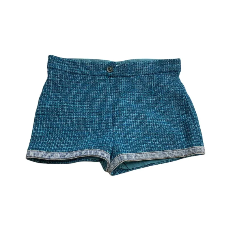 CHANEL 22P Casual Shorts Women's Peacock Blue-0