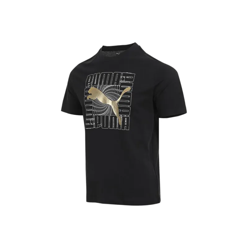 PUMA GRAPHICSFOIL T Shirt Men's Black-0