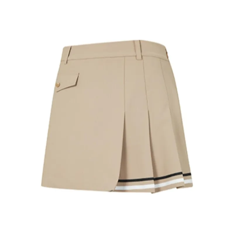 RAPIDO Casual Short Skirts Women's Beige-0