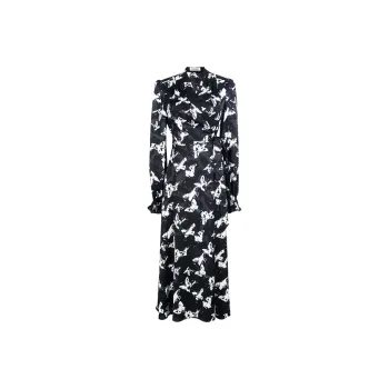 MISSSHINE Long Sleeved Dresses Women's Black