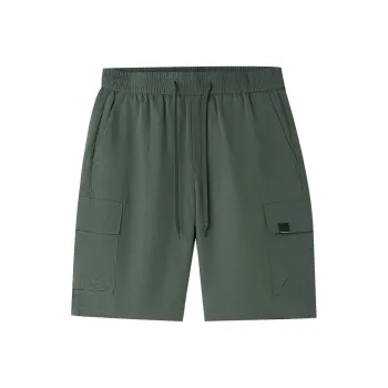 HLA Casual Shorts Men Medium Green Plaid 04