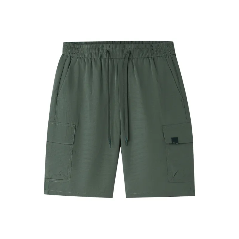 HLA Casual Shorts Men Medium Green Plaid 04-0