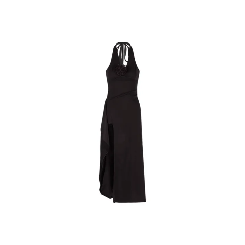 FLIM Minimalist Style Sleeveless Dress Women's Eye Catching Red-10