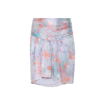 IRO NIGHT Theoline Silk Mini Skirt