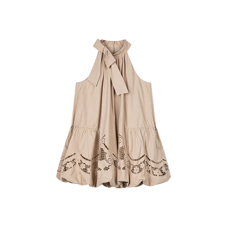 UOOYAA Casual Long Skirts Women's Khaki-0