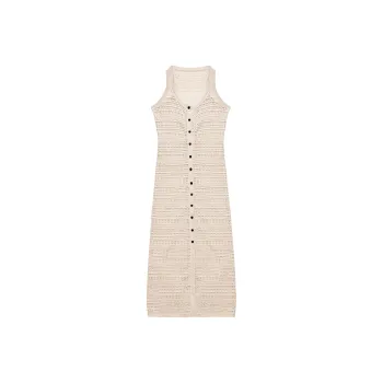 SINBOS Slip Dresses Women's Almond
